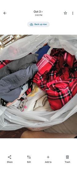 Bag girls boys clothes