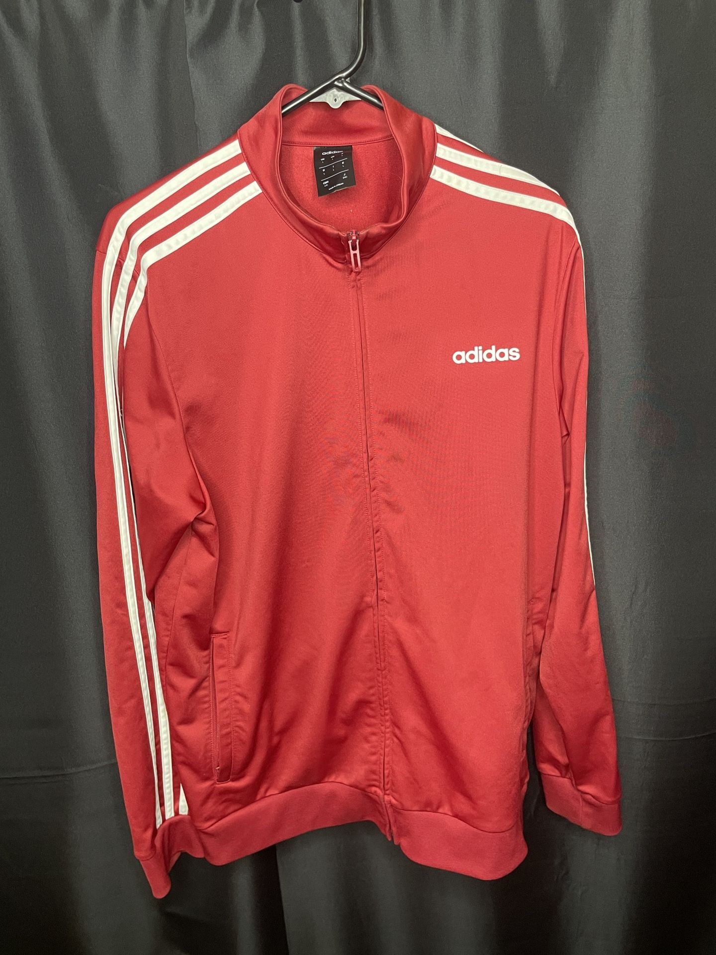 Red Adidas Superstar TT Tracksuit Jacket Sz L