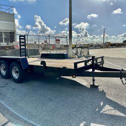18’ , 16’, 20’ Equipment Trailers, Equipos Pesados, Bobcat, Kubota, Caterpillar, Skid Steer 