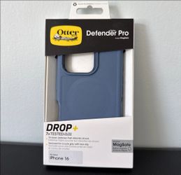 OtterBox Defender Pro Case for MagSafe for iPhone 16 - Baby Blue Jeans