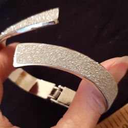Shimmery Silver Bracelet