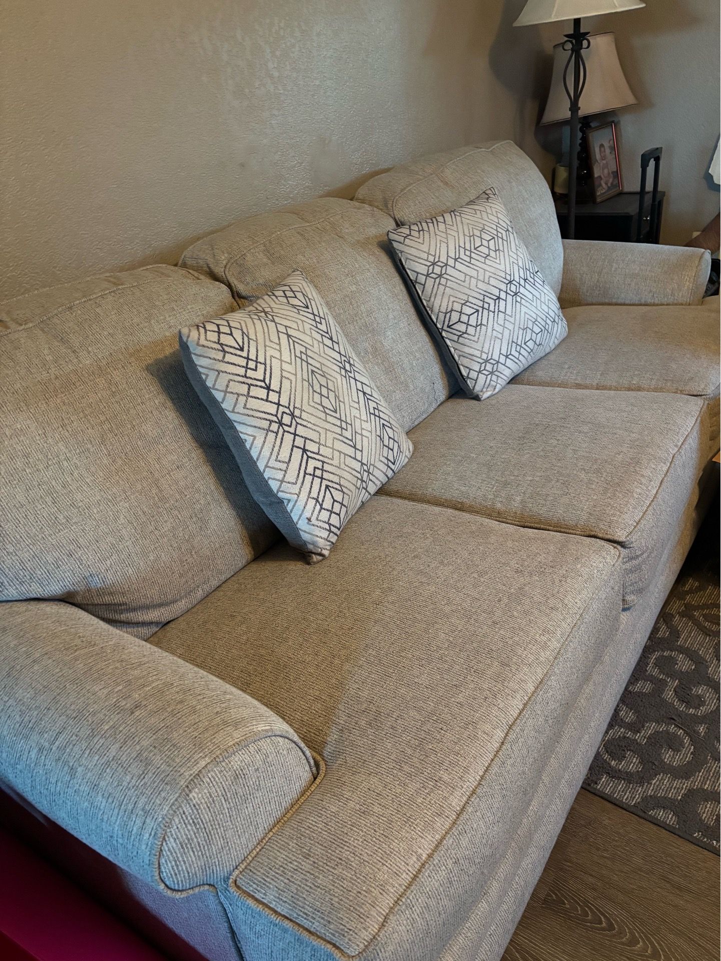 COUCH-TWEED. FROM Bobs FURNITURE