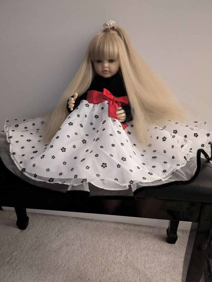 High Quality Real Looking Doll 23"