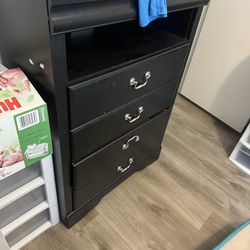Black Dresser $30 obo