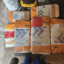 Expired  Construction  Grade Grout Bags  For Sale Or Best OFFER $100 For All