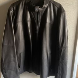 Michael Kors Mens Leather Jacket 