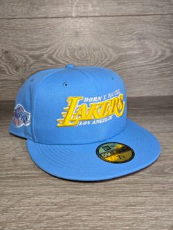 Born X Raised x New Era Fitted 59FIFTY Los Angeles Lakers Hat Size 7 1/8 New