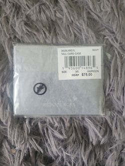 Michael Kors Navy Tall Card Case