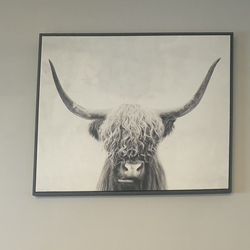 Cow Bull Picture Frame