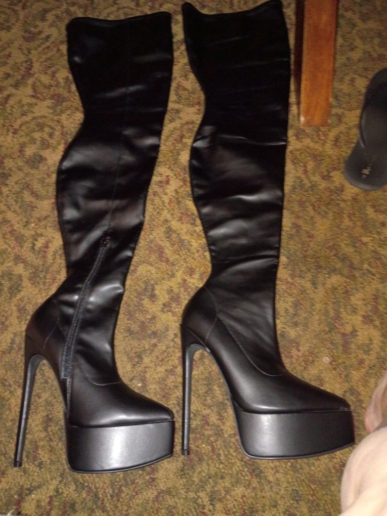Over The Knee Stilettos