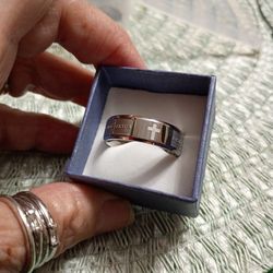 New Jusus' Band Has Cross On Sides Is Stainless Steel Size 11 Mpu Serious Buyers Don't Deliver Cash Only Price Firm