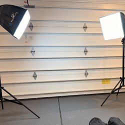 LS Photo Pro Studio Lighting Kit w/stands