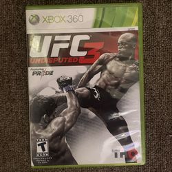 UFC undisputed 3 Xbox 360