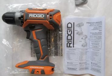 Ridgid 18 V GEN5X Brushless 1/2" Drill Driver Conpact R860054 R860052 NEW