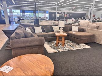 U-shaped Chocolate colored sectional