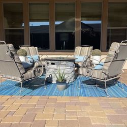 Iron Outdoor Patio Set