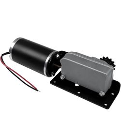 Sliding motor and gear housing compatible with BAL Accu-Slide Cable Slide Out System, featuring R25076 R25076-1 RV slide-out gearbox and high-torque R