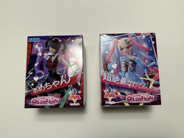 Needy Streamer Overload Ame & OMGkawaiiAngel Sega Prize Statue Figures