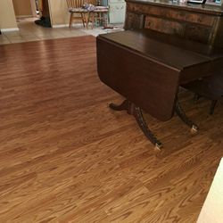 Vintage Drop Leaf Table With 4 Chairs Plus Extra Leaf