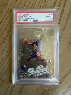 1997 ULTRA KOBE BRYANT GOLD MEDALLION PSA 8