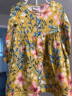 Genuine Kids OshKosh Floral Dress Size 3T, excellent condition