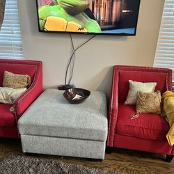 2 Red Couches