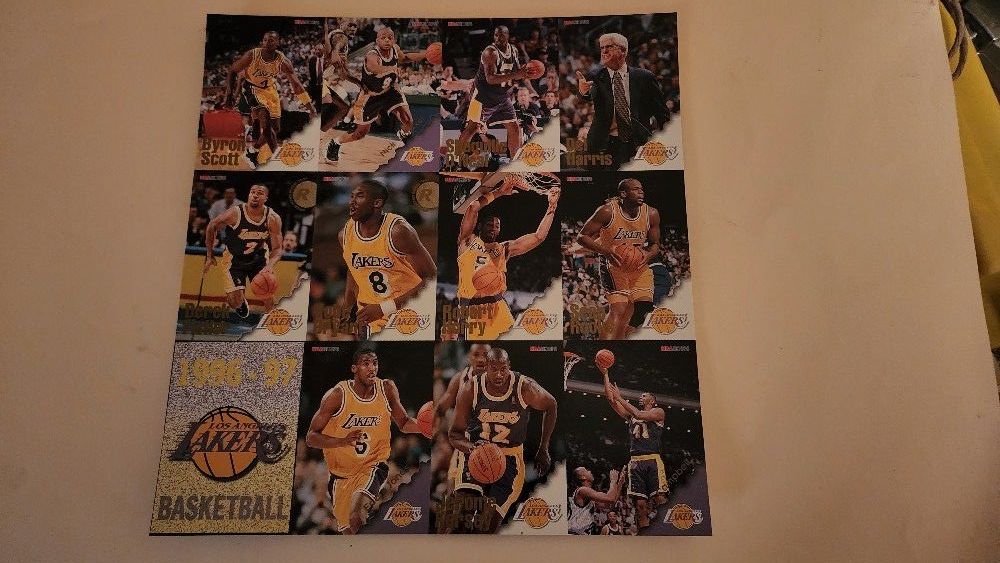 LOS ANGELES LAKERS 96' 97' NBA TEAM SET