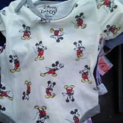0-3 Months Disney Onesies