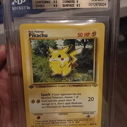 1st Edition Jungle Pikachu Beckett 9.5 
