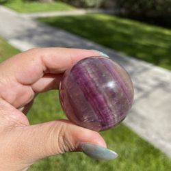 Fluorite Crystal Sphere