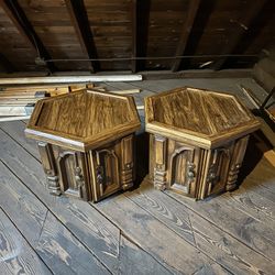 Octagon End Tables 