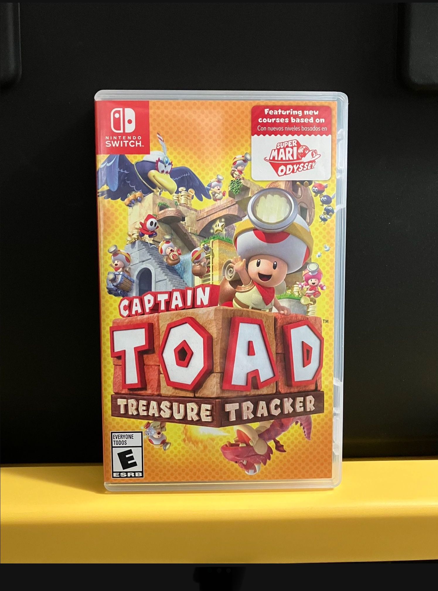 Captain Toad Treasure Tracker for Nintendo Switch video game console system or lite Oled toad’s toads