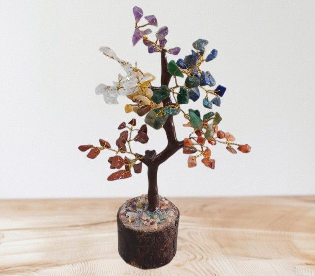 Seven Chakra Crystal Tree