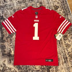 Authentic Nike On Field Deebo Samuel 49ers Scarlet Jerseys Large XL XXL (New With Tags)