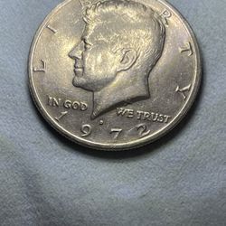 1972-D Kennedy Half Dollar/clad/. K3