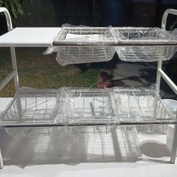 New White Storage Rack