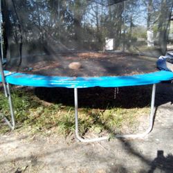 Trampoline With Net