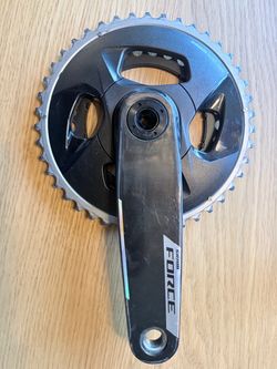 SRAM force E1 crankset w chainring wide xlpr power meter/road set add-on