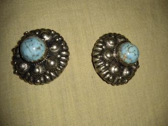 Sterling silver n tiurquoise earings