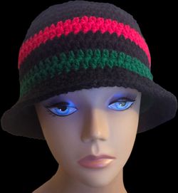 Handmade Crochet Bucket Hat 