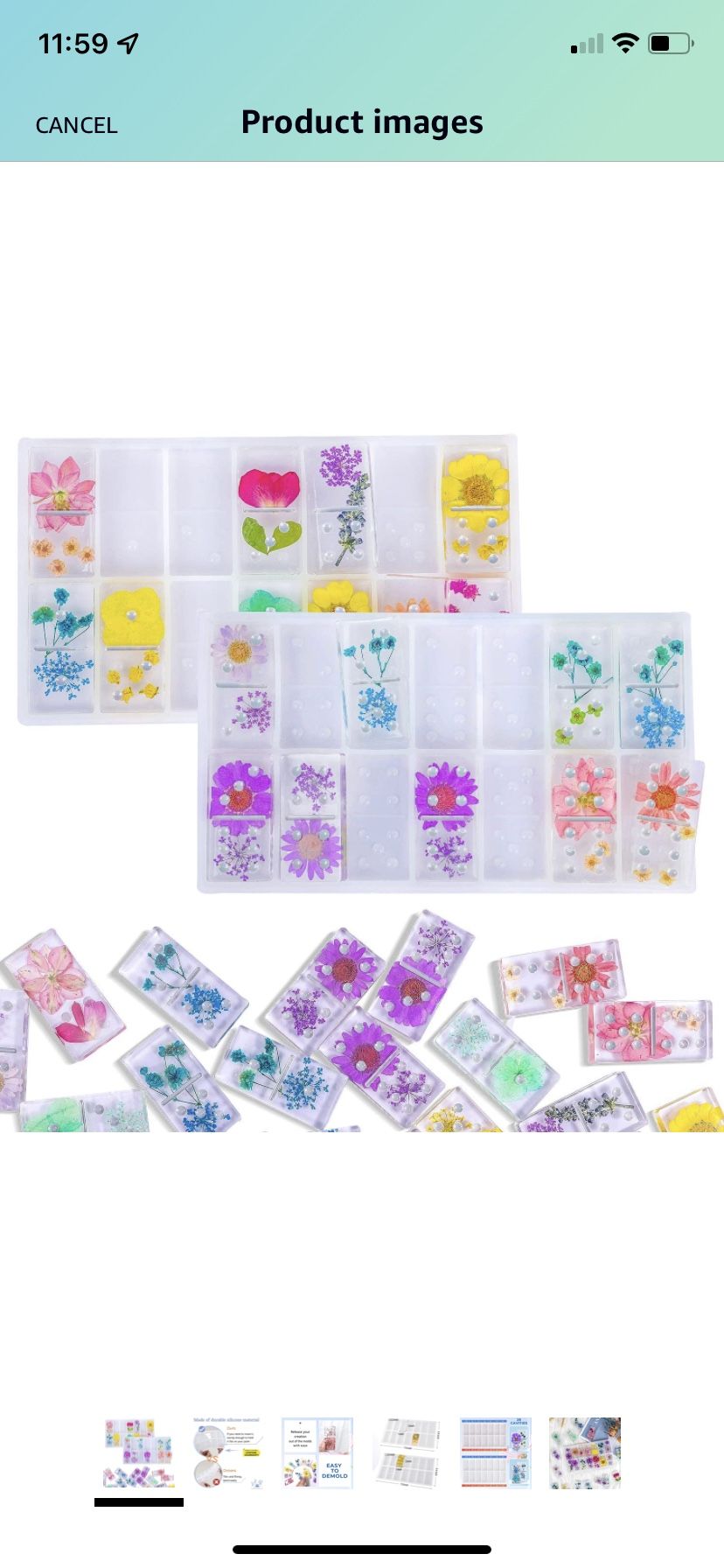 Silicone Resin Molds Domino