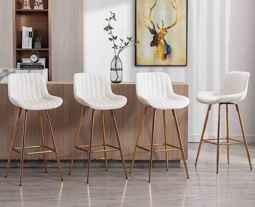 Swivel Counter 32 Inch Barstool Swivel Bar Stools Set Of Modern
