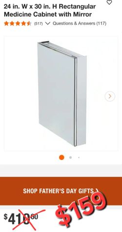 Rectangular medicine Cabinets