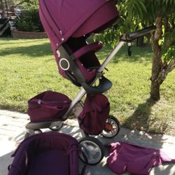 Stroller Stokke Xplore Purple 💜 color $350