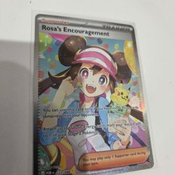 Pokemon TCG Rosa's Encouragement 123/88 Full Illustration 