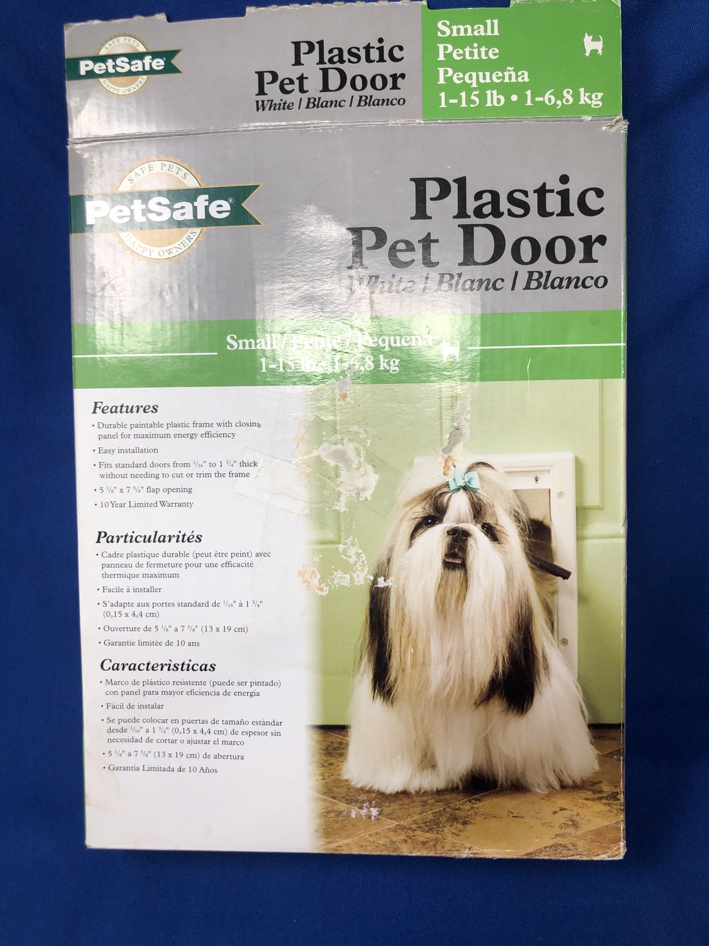PetSafe Plastic Pet Door - Small Dog Size, New (Open Box)