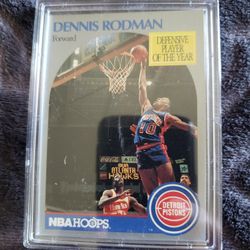 Basketball card with plastic hard shell protector