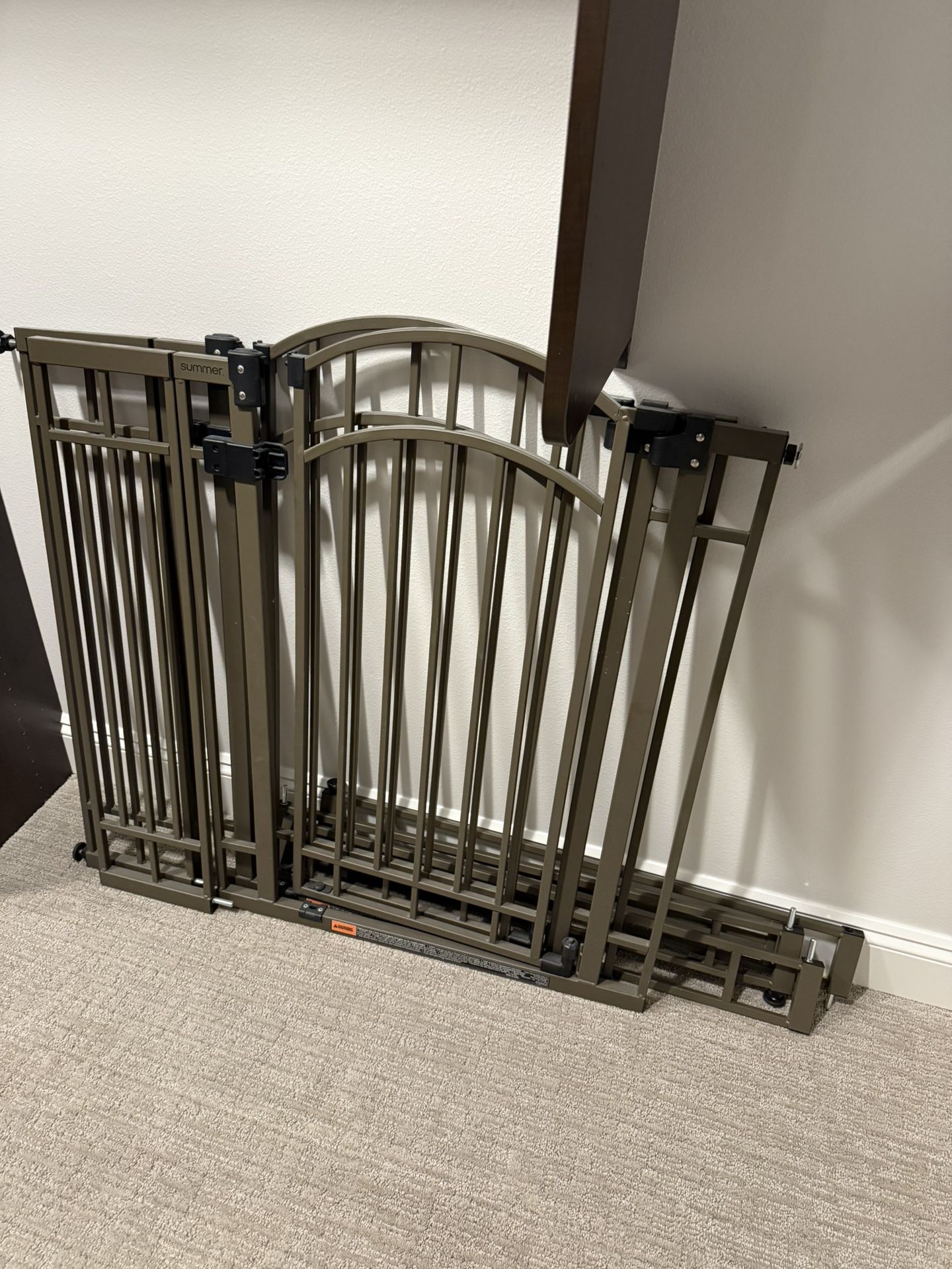 Extra Tall Sturdy Metal Baby & Dog Gate, 28.5"-48" Wide, 36" Tall