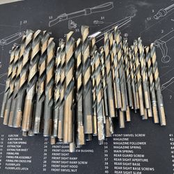 Drill Bits USA HS Various Sizes 82 Bits 