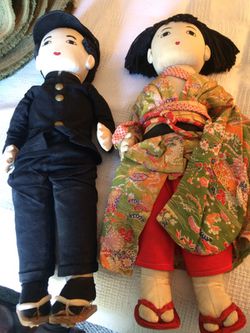 Very Old Japanese Cloth Dolls